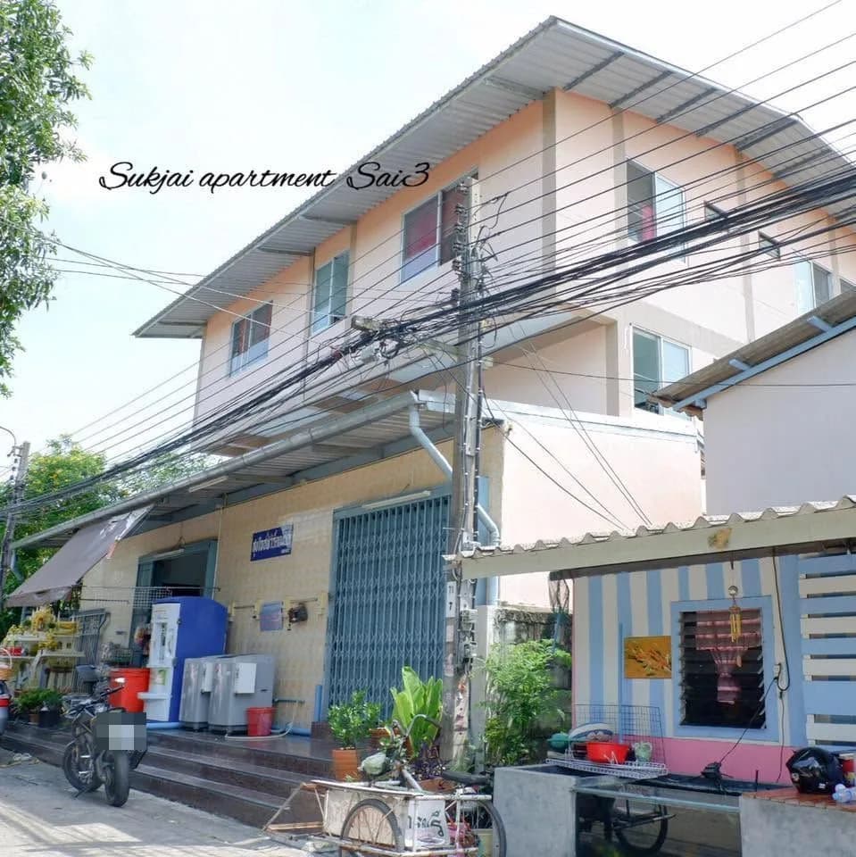 สุขใจอพาร์ตเม้นต์ สาย 3 ซอยศิริเกษม 9 บางแค ห้องพัดลมและห้องแอร์ รายเดือน รูปที่ 7