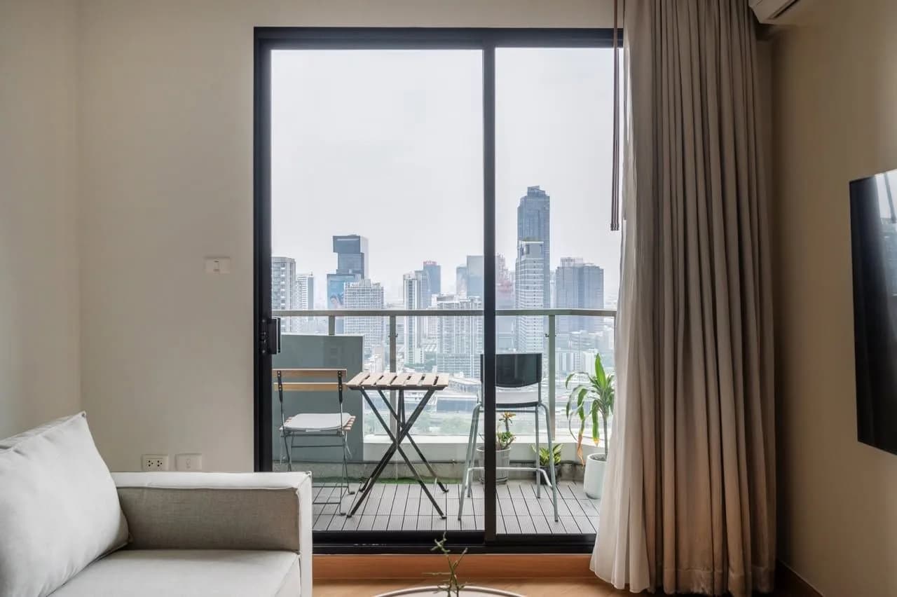 ขาย/ให้เช่าคอนโด Supalai Premier @ Asoke 1 ห้องนอน ระเบียงใหญ่ 50.5 ตร.ม. ชั้น 31 รีโนเวทใหม่ ติด MRT เพชรบุรี รูปที่ 4