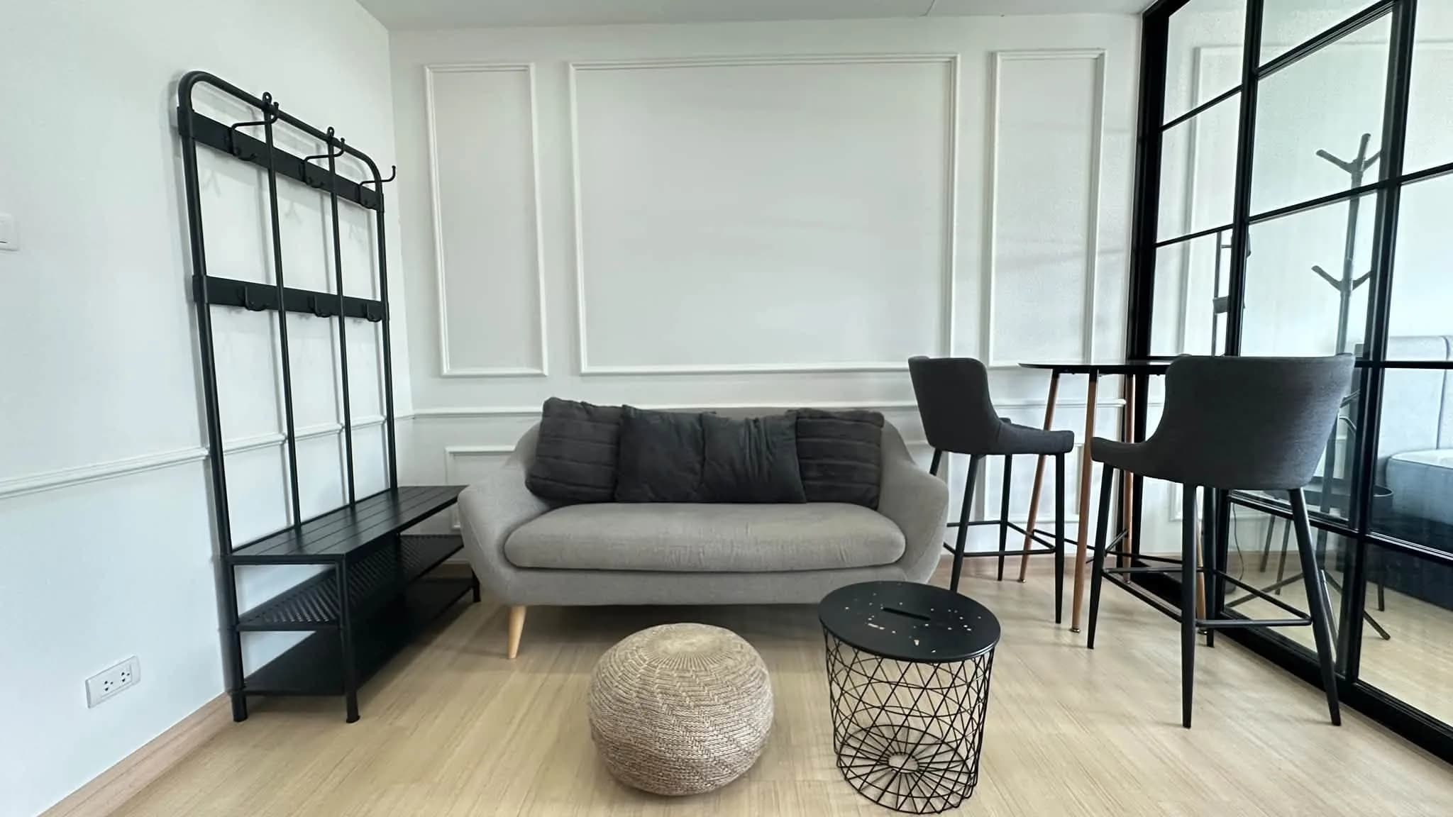1-Bedroom Condo for Rent at Supalai Veranda Ramkhamhaeng, 35 sq.m., Tower A, 7th Floor, Furnished photo 2