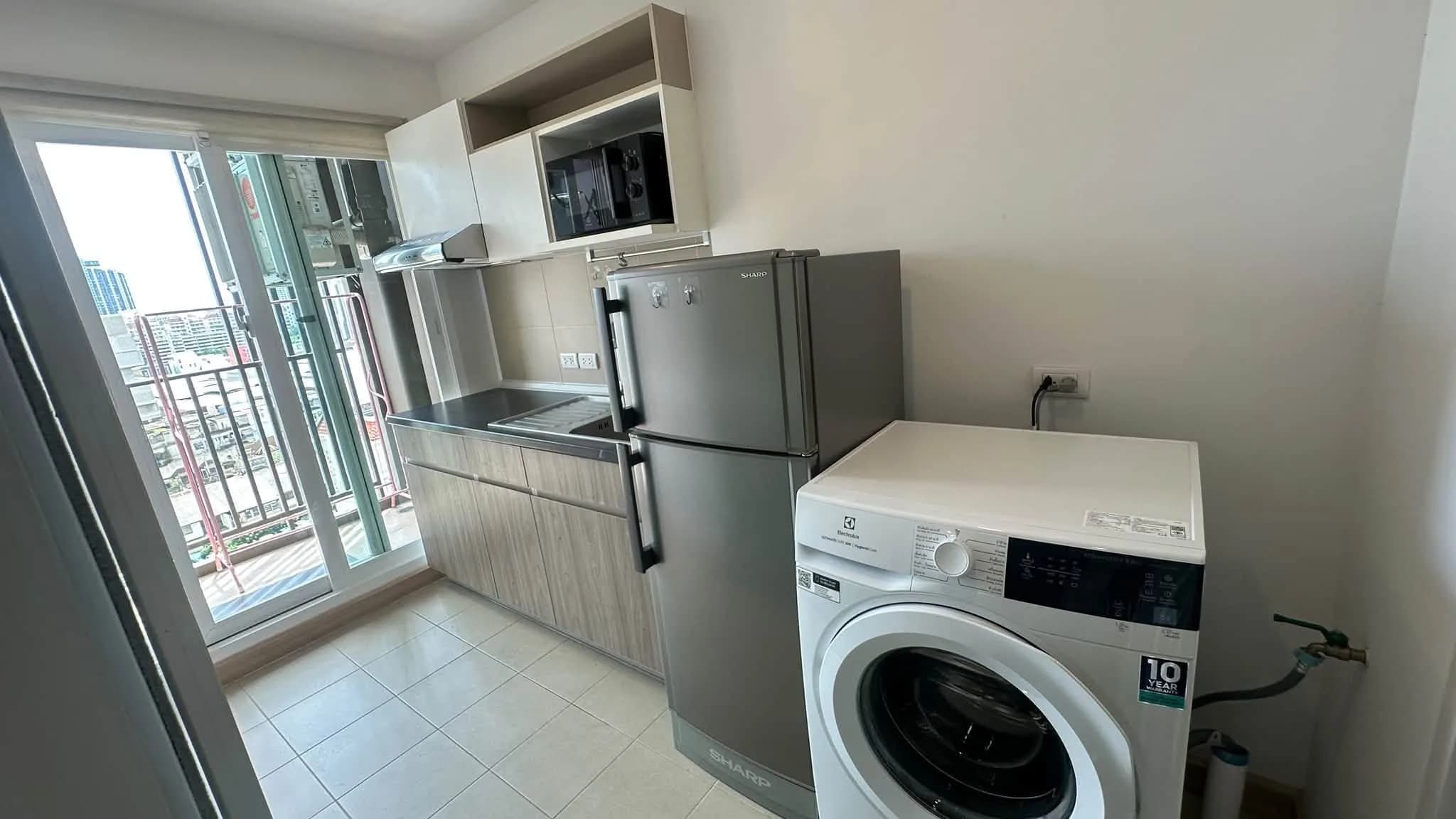 1-Bedroom Condo for Rent at Supalai Veranda Ramkhamhaeng, 35 sq.m., Tower A, 7th Floor, Furnished photo 8