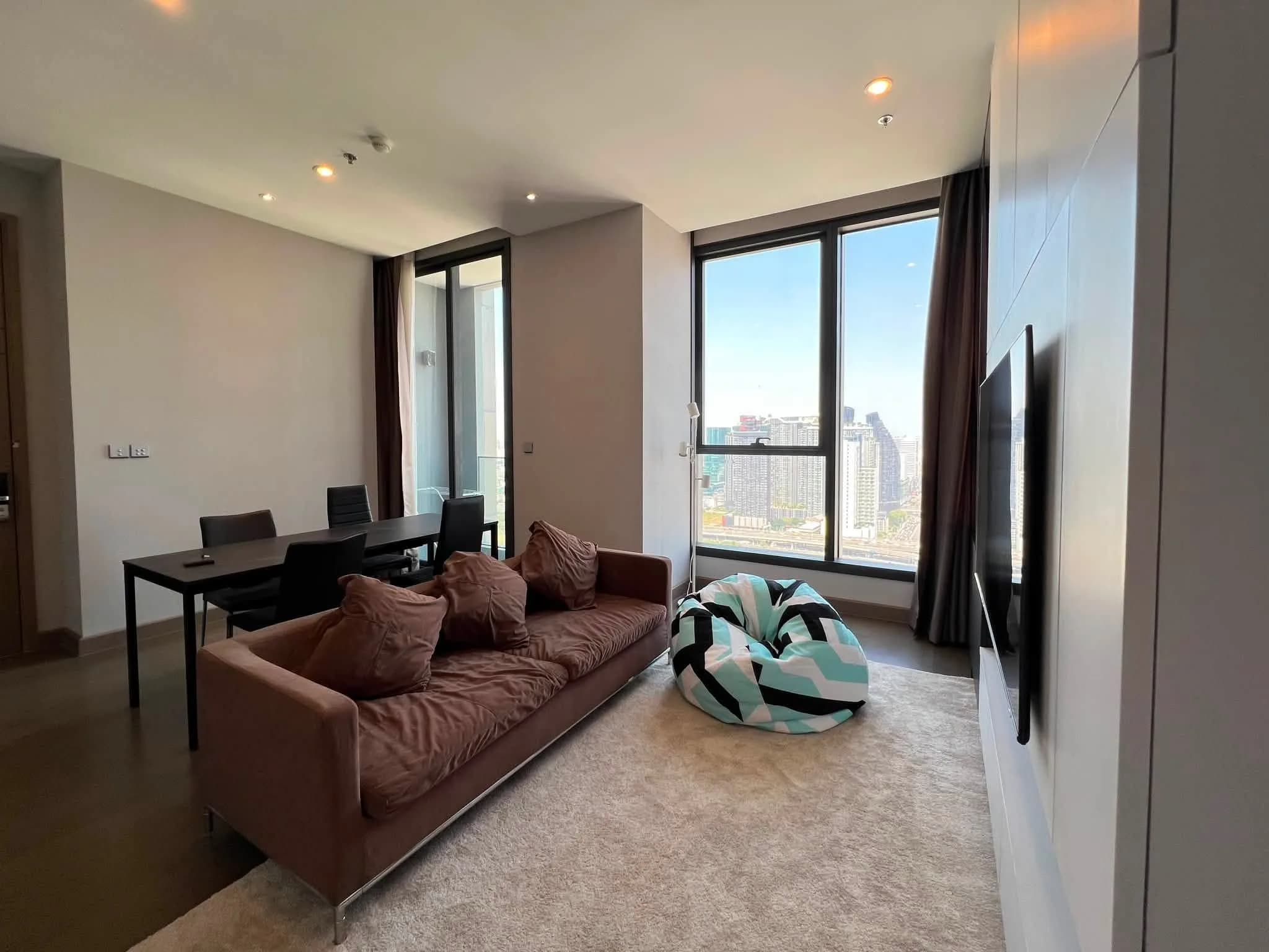 2-Bedroom Condo for Rent at The Esse at Singha Complex, 73.27 sq.m., 34th Floor, Rama 9 View, next to MRT Phetchaburi photo 3