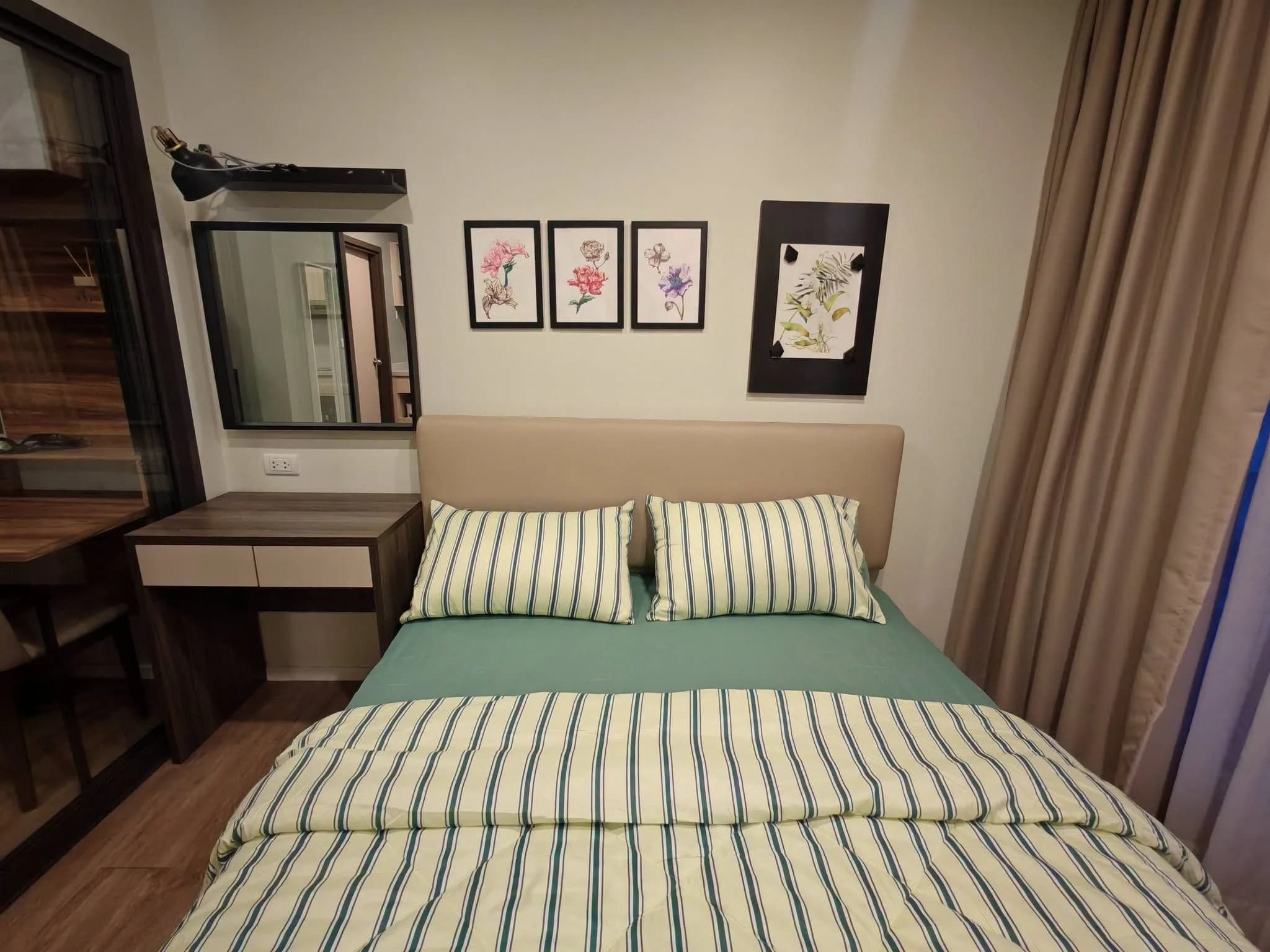كوندو للبيع أو الإيجار في The Nest Sukhumvit 64: 1 غرفة نوم، 26 م²، الطابق 4، مفروش، شامل Wi-Fi، قرب BTS Udom Suk صورة 3