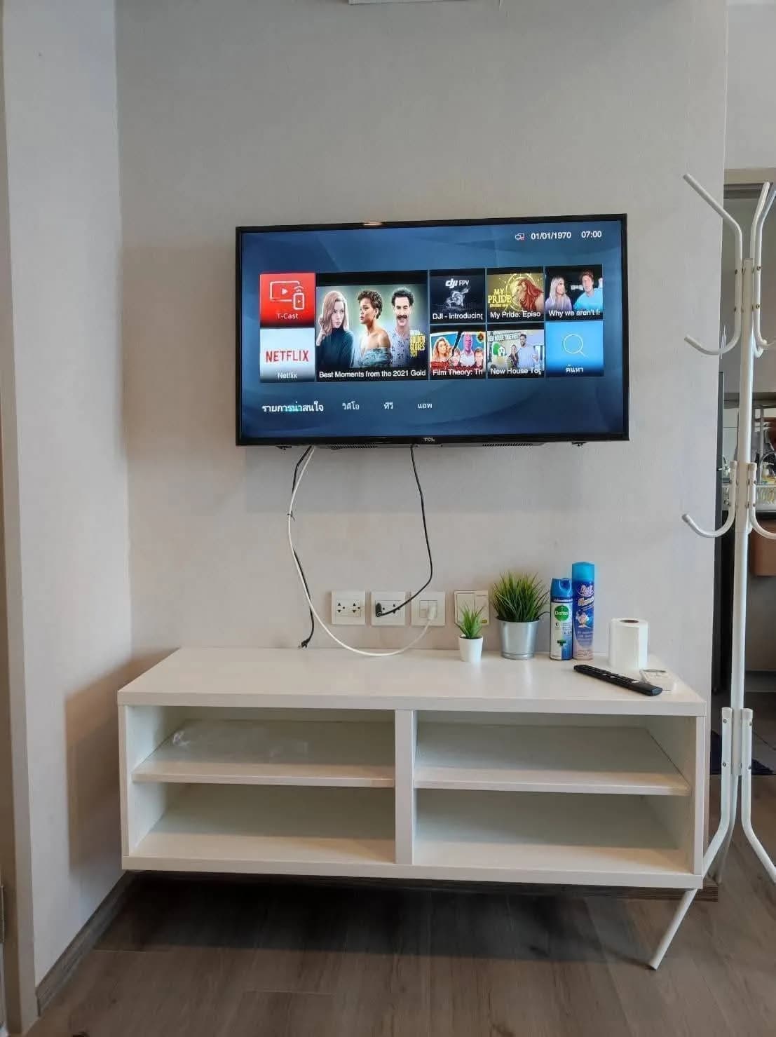 1-Schlafzimmer-Eigentumswohnung zur Miete in The Politan Rive, 25 m², 22. Etage, Flussblick, Gemeinschaftskosten und Parkplatz inklusive, nahe MRT Phra Nang Klao Bridge Foto 4