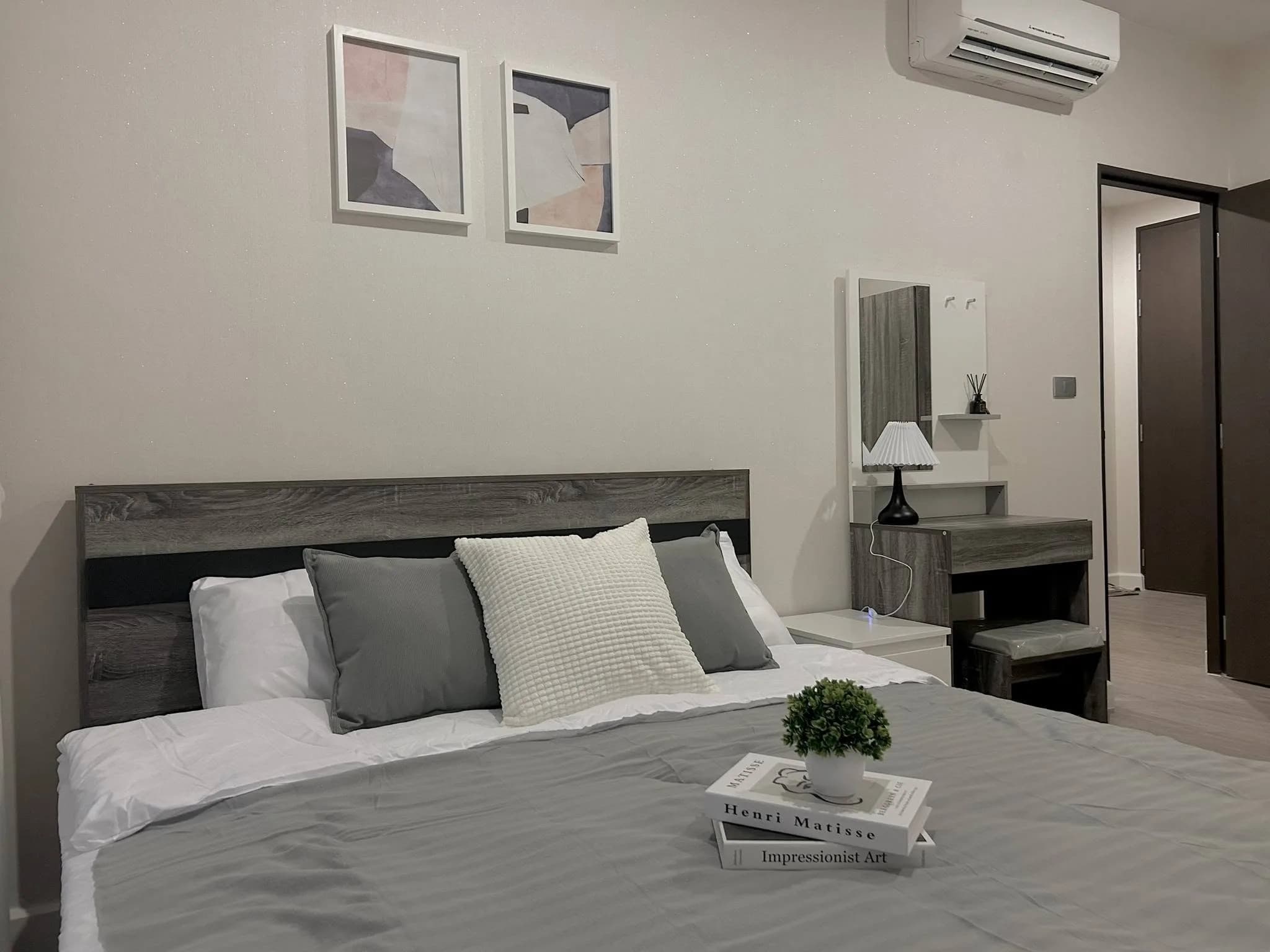 ให้เช่าคอนโด The Sky Sukhumvit 1 ห้องนอน 35 ตร.ม. ตึก E ชั้น 4 วิวสวน ตกแต่งครบ ใกล้ BTS อุดมสุข รูปที่ 6