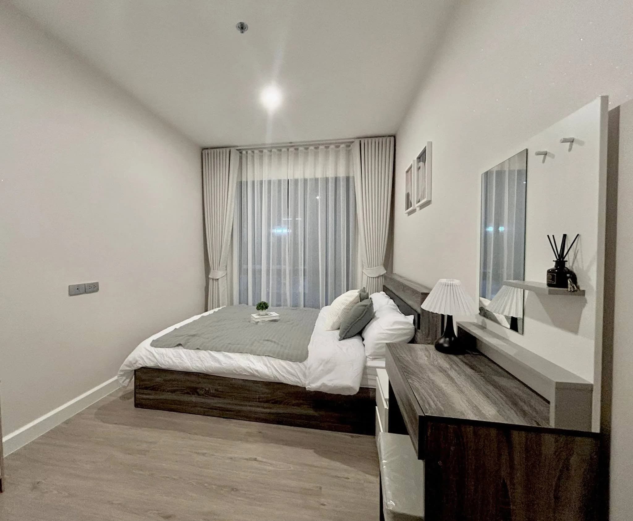 ให้เช่าคอนโด The Sky Sukhumvit 1 ห้องนอน 35 ตร.ม. ตึก E ชั้น 4 วิวสวน ตกแต่งครบ ใกล้ BTS อุดมสุข รูปที่ 8