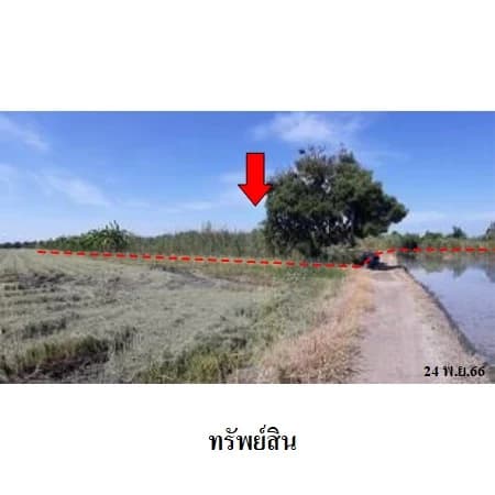 ที่ดิน 54 ไร่ 2 งาน 87.8 ตร.ว. ซอย กศน.บ้านคลองห้าร้อย ไทรน้อย 2