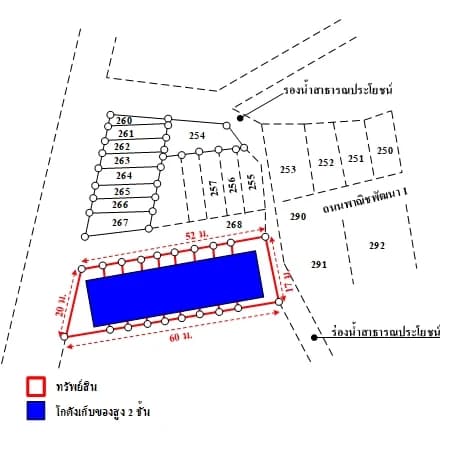 โกดัง พนัสนิคม ถนนศรีวิชัย ที่ดิน 9 แปลงรวม 253 ตร.ว. รูปที่ 7