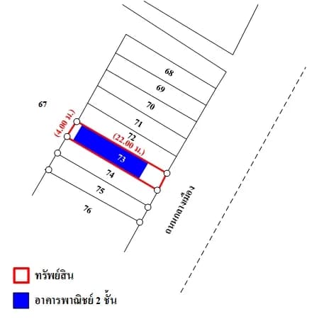 อาคารพาณิชย์ 2 ชั้น ถนนกลางเมือง ใกล้บึงแก่นนคร 22 ตร.ว. รูปที่ 6