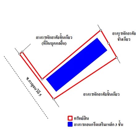 อพาร์ทเมนต์ 3 ชั้น ซอยกาญจนวิถี 5 เมืองสุราษฎร์ฯ 88.2 ตร.ว. รูปที่ 6