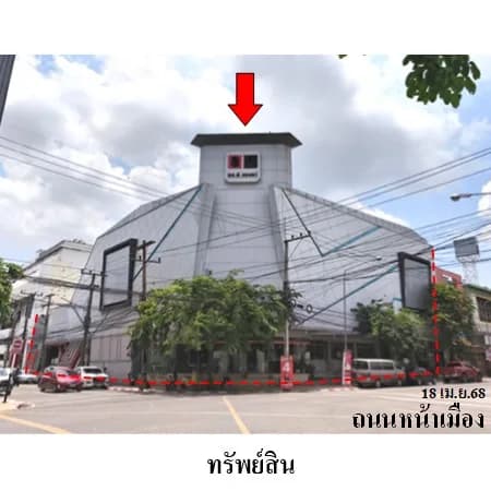 โชว์รูมพร้อมสำนักงาน 3 ชั้น หัวมุมเมืองขอนแก่น 350.5 ตร.ว. 3