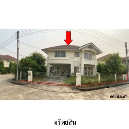 บ้านเดี่ยว 2 ชั้น แปลงมุม กาญจน์กนกวิลล์ 4 สันกำแพง 74 ตร.ว.