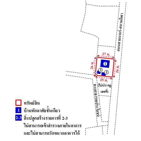 บ้านเดี่ยวชั้นเดียว วังไผ่ เมืองชุมพร 1 งาน 70 ตร.ว. รูปที่ 7