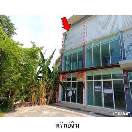 อาคารพาณิชย์ 3 ชั้น วัดประดู่ เมืองสุราษฎร์ฯ 23 ตร.ว. 2