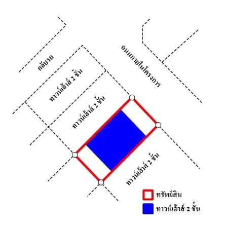 Zweigeschossiges Reihenhaus in Saptawee Village, 19.5 Quadrat-Wah · Auktionsobjekt Foto 8