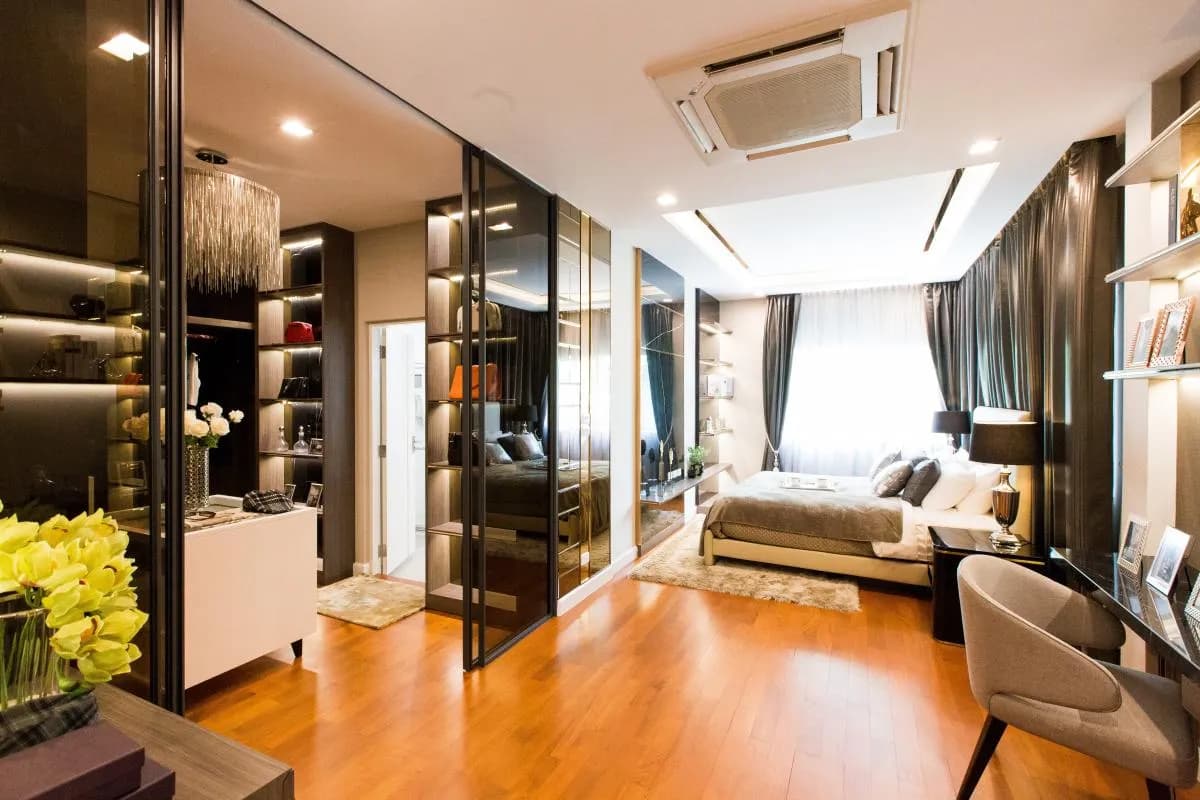 บ้านตัวอย่าง ห้องนอน