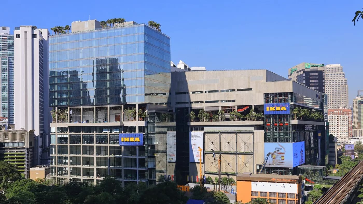 The building