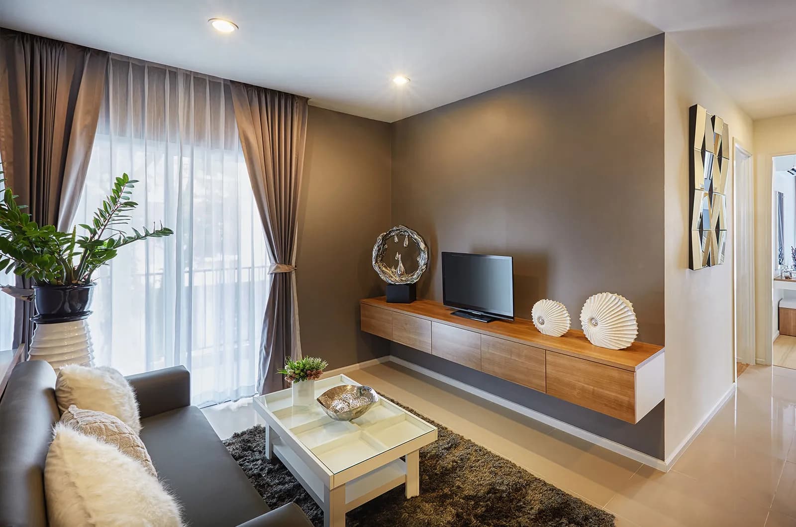 Show unit, living room