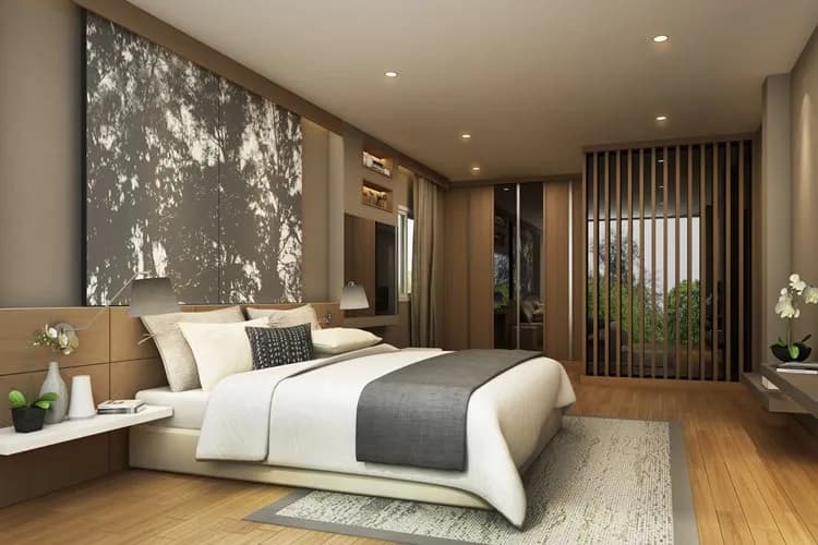 Show house, bedroom