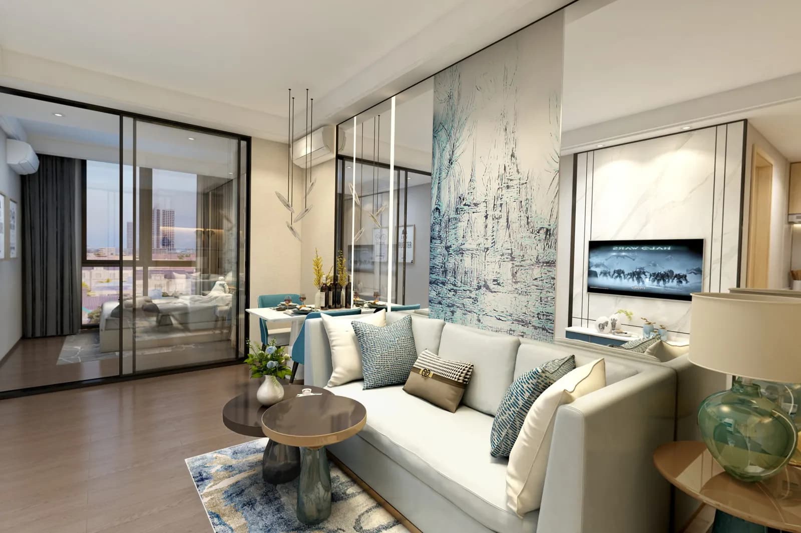 Show unit, living room