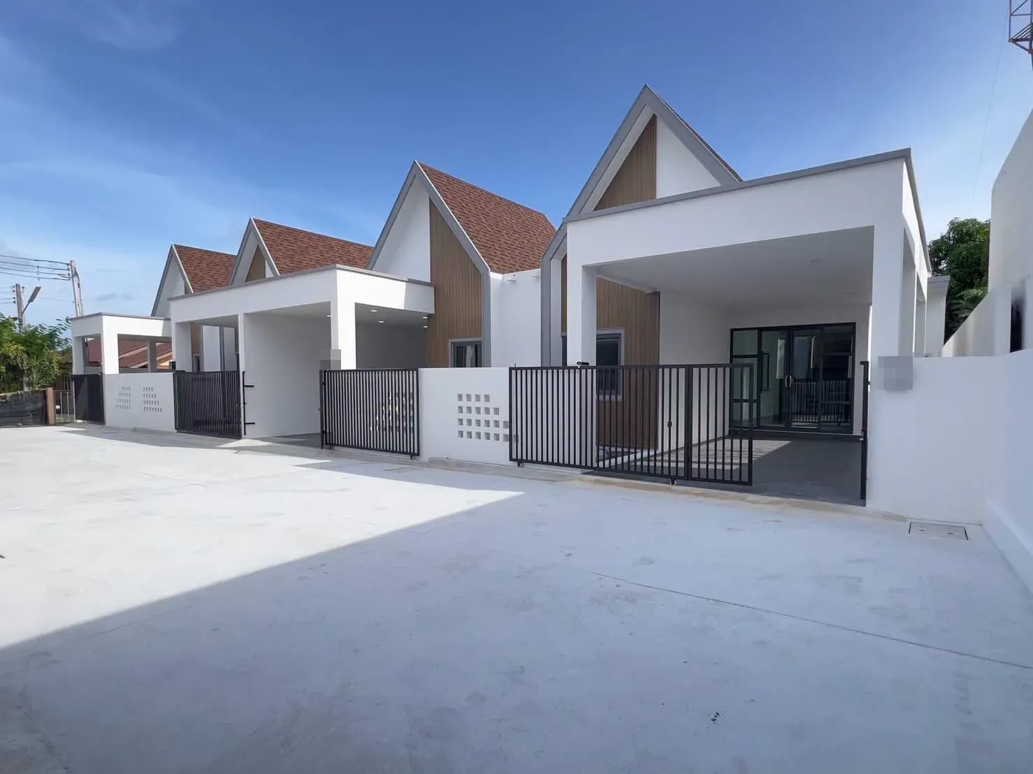 Houses in the project