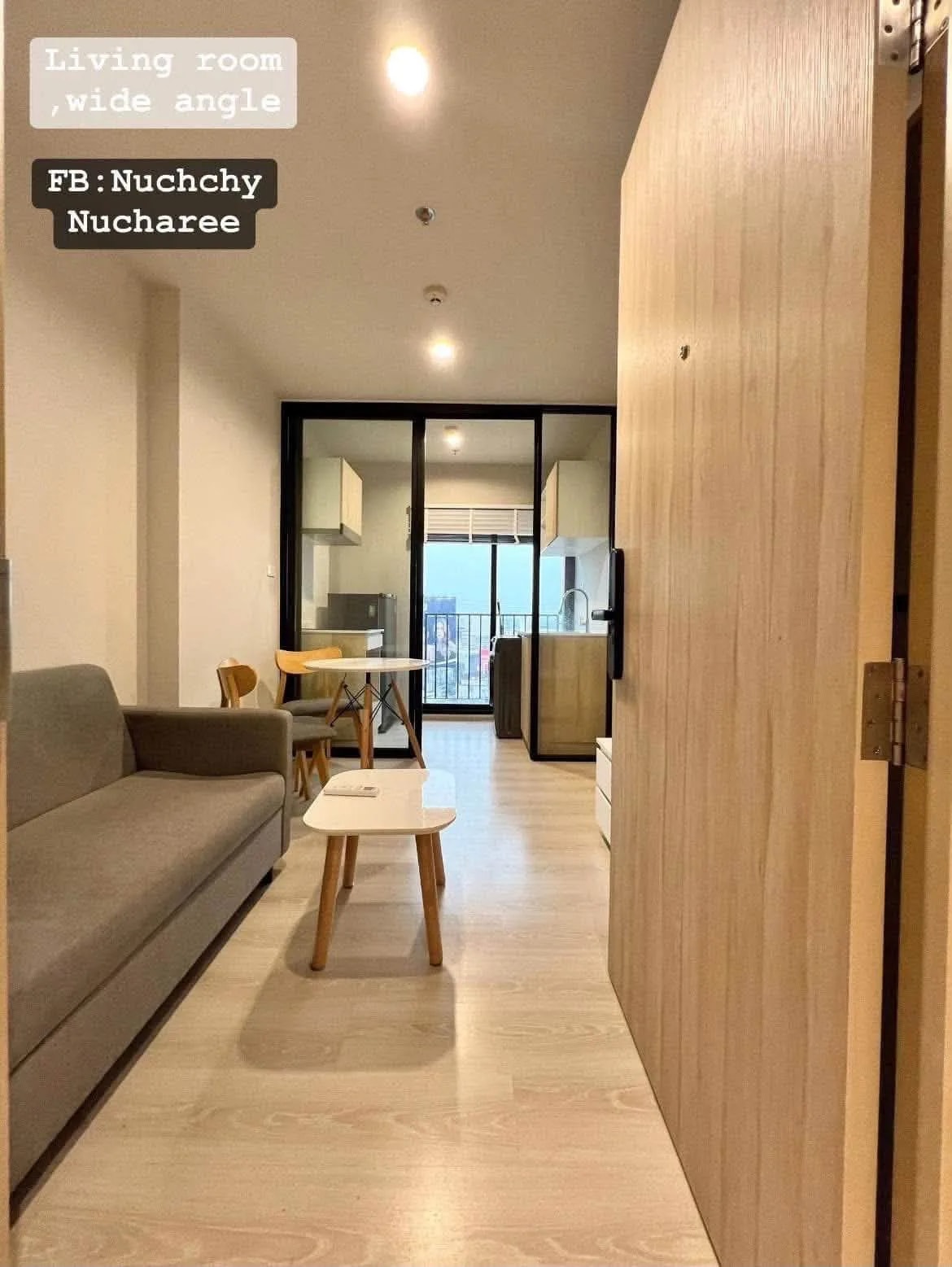 1-Bedroom Condo for Rent at NUE Noble Ngamwongwan, 26 sq.m., 10th Floor, Fully Furnished, Common Fee and Parking Included · 1