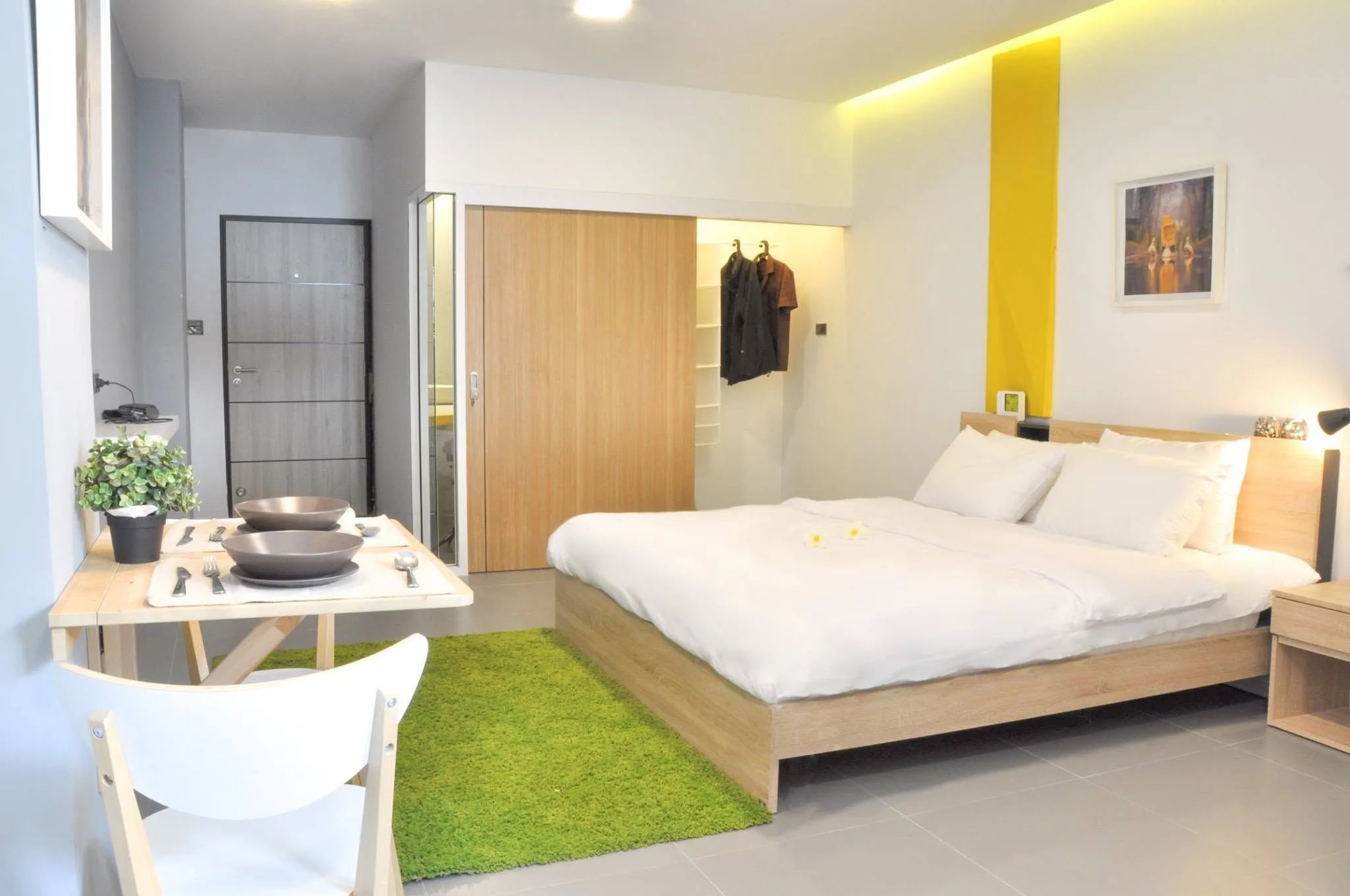 A23 Residence، Soi Pracha Songkhro 23 (Vibhavadi Rangsit 2)، Din Daeng: استوديوهات للإيجار الشهري بمساحة 22–40 م² قرب University of the Thai Chamber of Commerce · 1