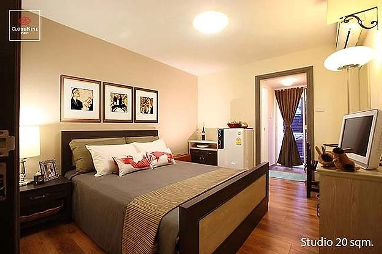 Cloud Nine Place Apartment၊ Soi Vibhavadi Rangsit 16/39 (Ratchada 19)၊ MRT Ratchadaphisek အနီး၊ စတူဒီယိုများနှင့် အိပ်ခန်း 1 ခန်းပါ အခန်းများ ငှားရန်၊ ကြောင်မွေးခွင့်ပြု · 1