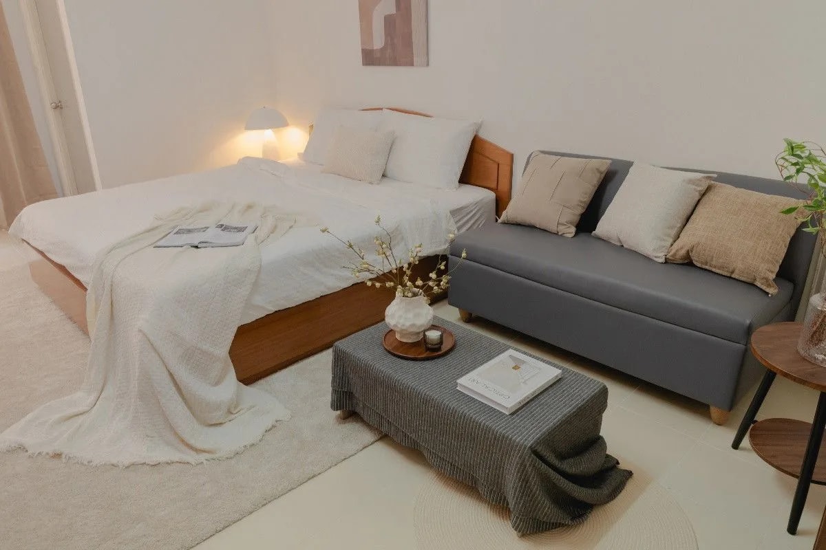 Krongthong Mansion Mo Chit, Soi Choei Phuang bercabang dari Jalan Vibhavadi Rangsit: studio berperabot sewa bulanan seluas 28 m², dekat Chatuchak Park · 1
