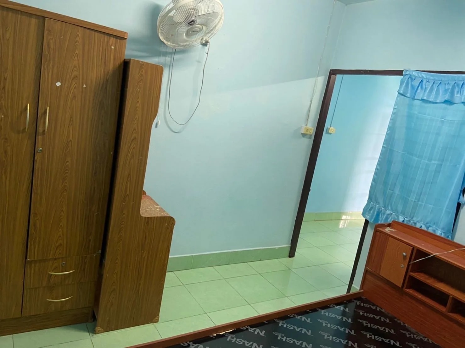 Narisara Dormitory, Ban Klang, Lamphun: Kamar Kipas Angin Furnished Bulanan Dekat Northern Region Industrial Estate · 1