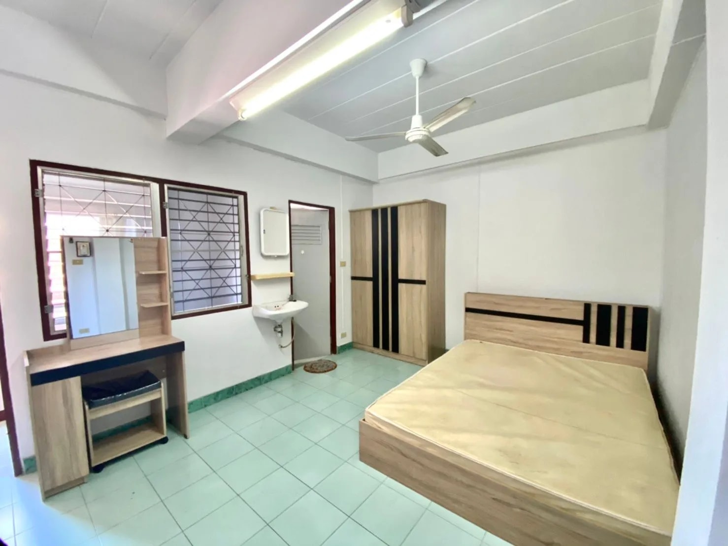 P.M. Apartment, 나콘랏차시마 시내: Lotus's Korat 인근 22㎡ 월세 선풍기 객실 · 1