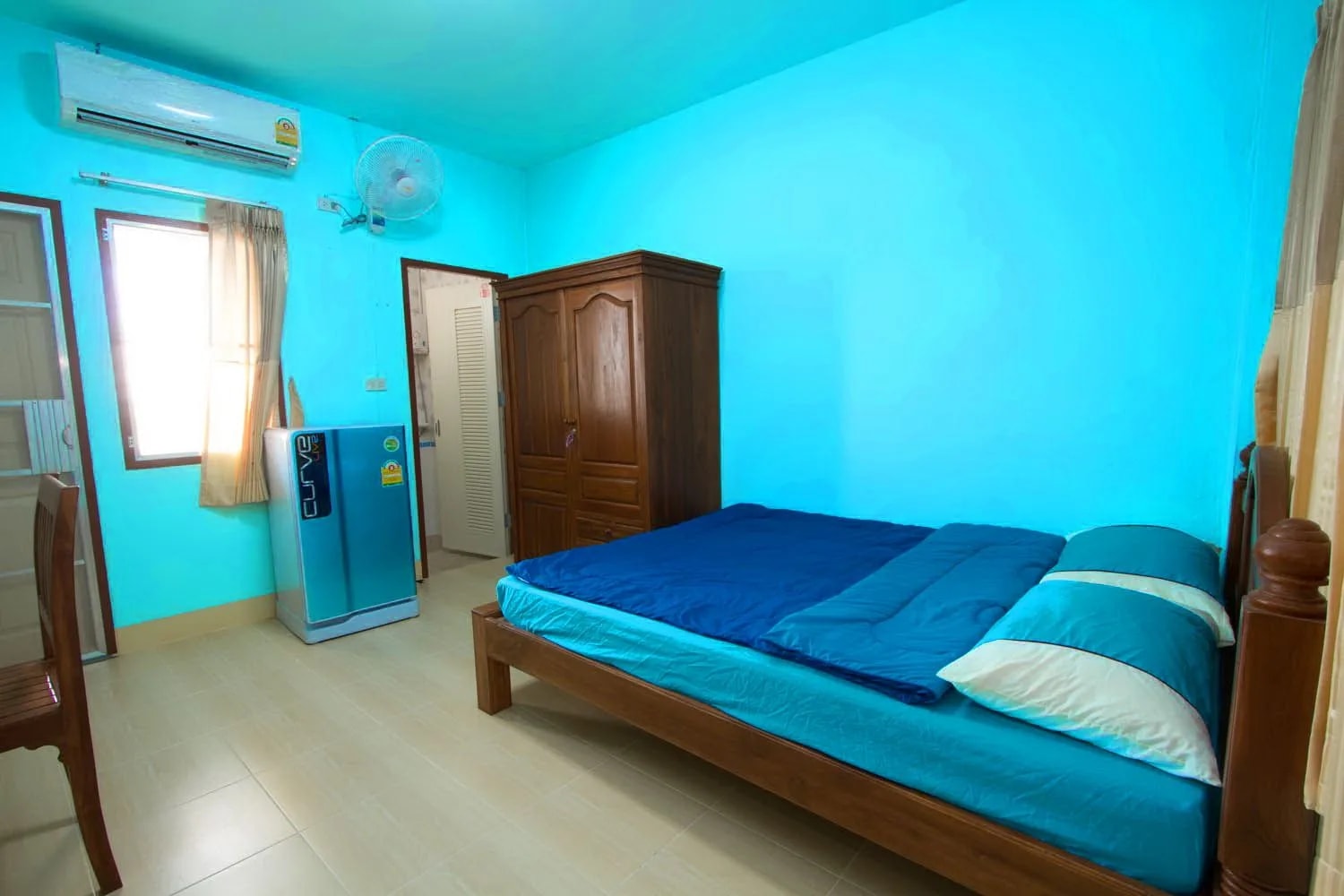 Supattra Apartment, Soi Chom Chan: buwanang paupahang kuwartong may bentilador at aircon, malapit sa Far Eastern University · 1