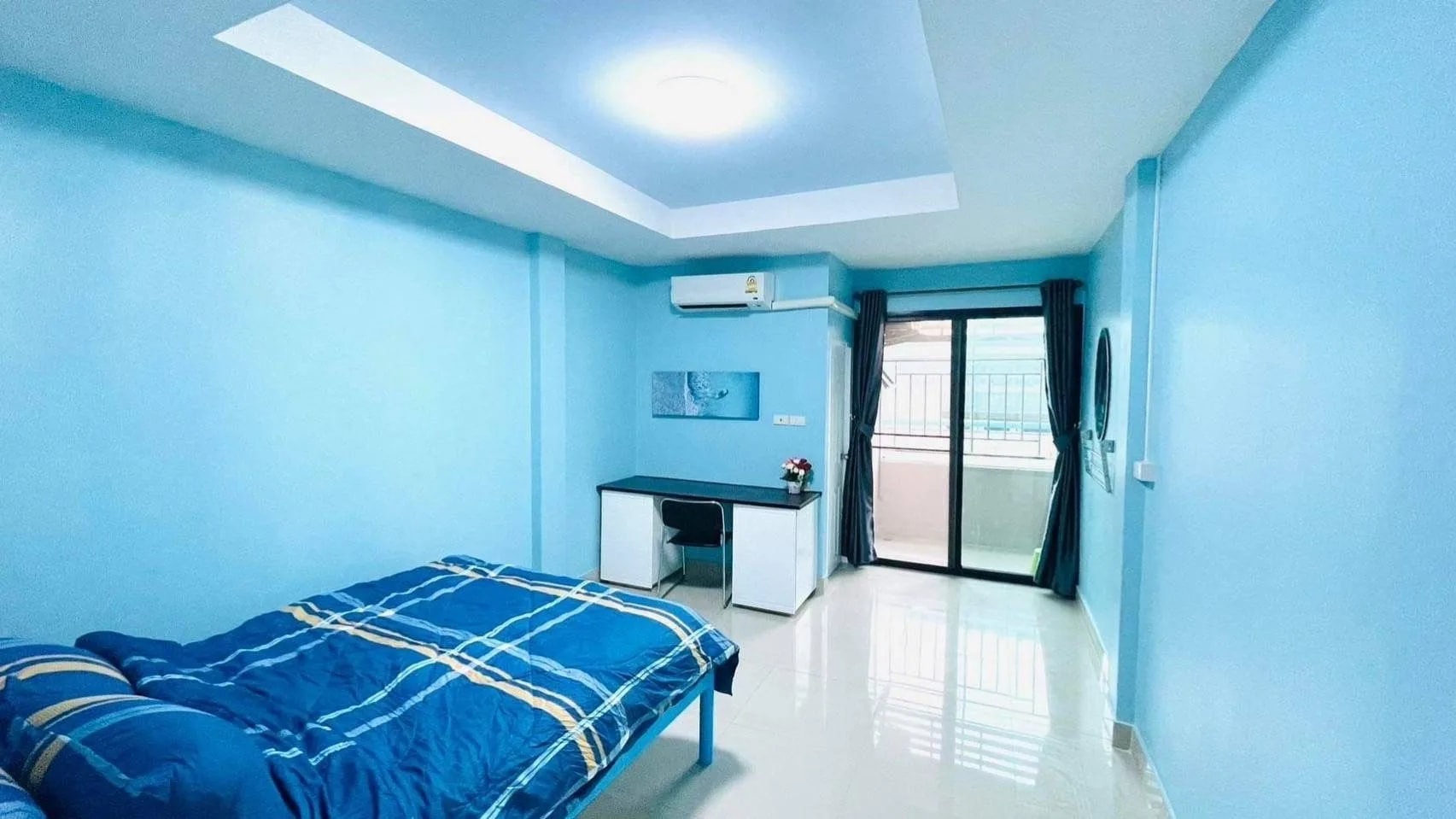 W-Town Apartment, Ton Mamuang: Big C Phetchaburi 인근 가구 완비 월세 객실 · 1