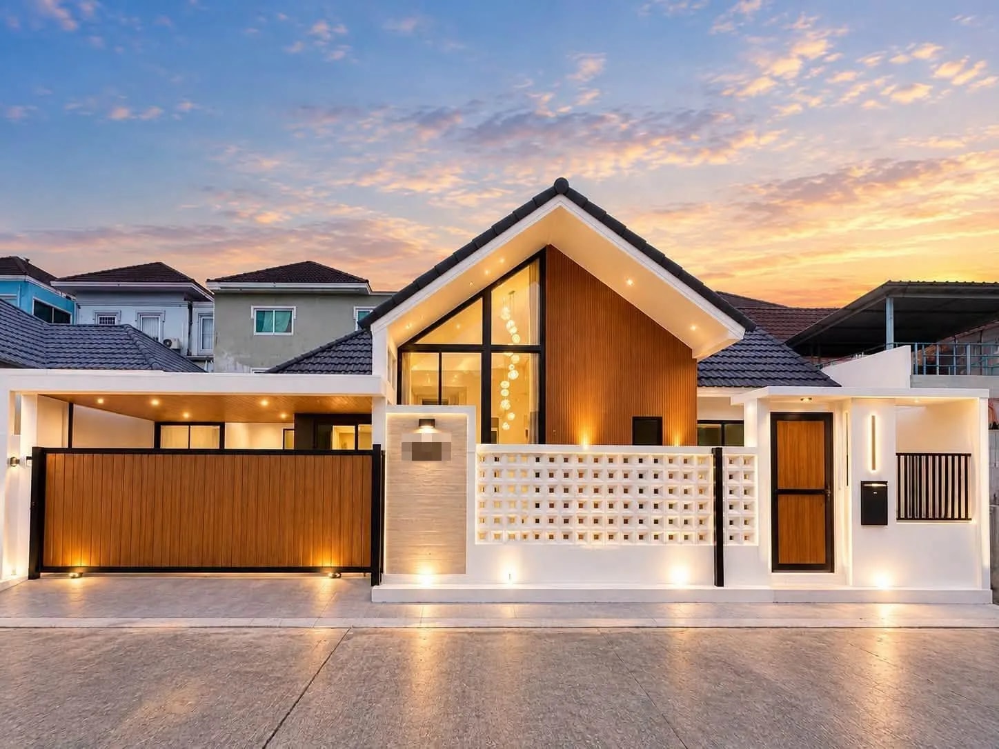 Casa pareada de una planta reformada en venta en Baan Rock Garden By Pass Phuket 3,4: 3 dormitorios, 38 wah², cerca de IKEA · 1