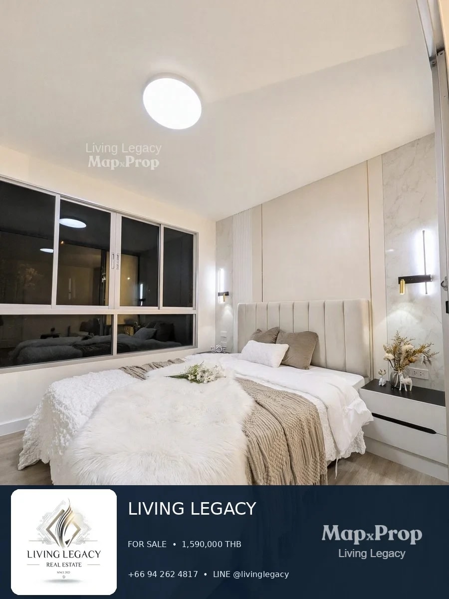 Dijual Kondominium dcondo Onnut-Rama 9: Bangunan A, Lantai 1, 29 m² · 1