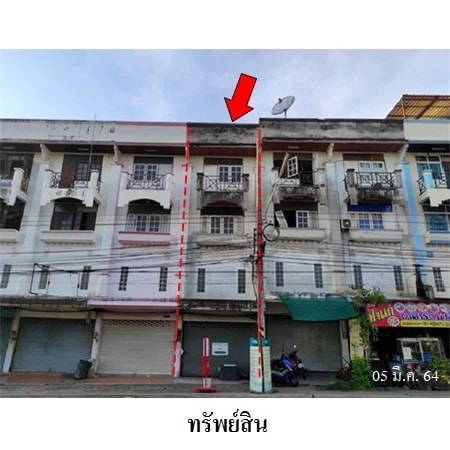 อาคารพาณิชย์ 3 ชั้นพร้อมชั้นลอยและที่ดิน 981 ตร.ว. ถนนแหลมทอง ศรีราชา · 1