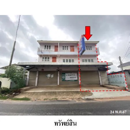 Shophouse đa năng 3 tầng gần đường Maliwan, Khon Kaen · 1