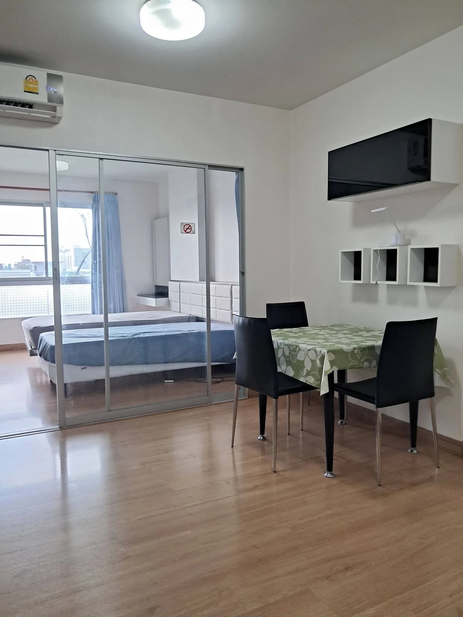 1-Schlafzimmer-Eigentumswohnung zur Miete im Supalai Veranda Ratchavipha-Prachachuen, 44 m², möbliert, nahe MRT Bang Son