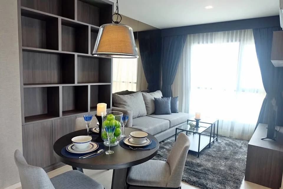 ให้เช่าคอนโด Life Sukhumvit 48 ห้องมุม 2 ห้องนอน 49 ตร.ม. อาคาร N ชั้น 12A ใกล้ BTS พระโขนง