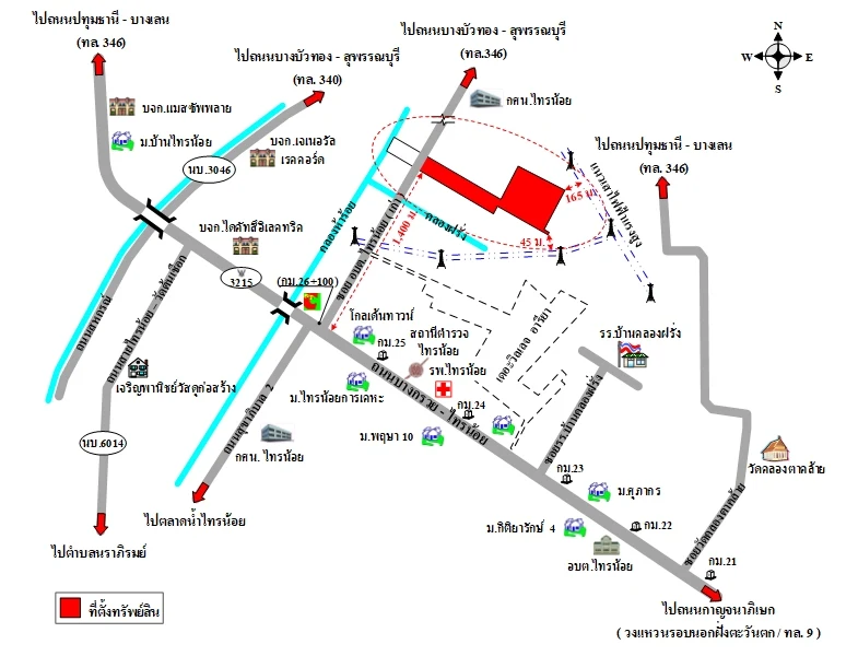 แผนที่การเดินทางจากผู้ลงประกาศ