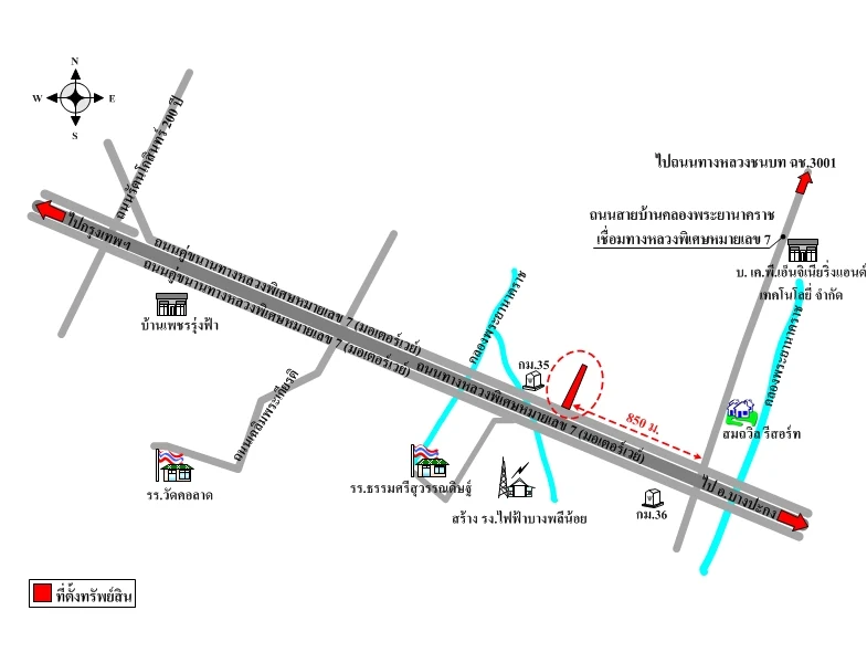 แผนที่การเดินทางจากผู้ลงประกาศ