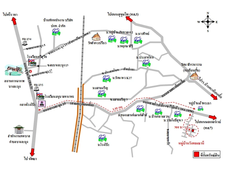 แผนที่การเดินทางจากผู้ลงประกาศ