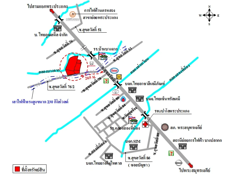 แผนที่การเดินทางจากผู้ลงประกาศ