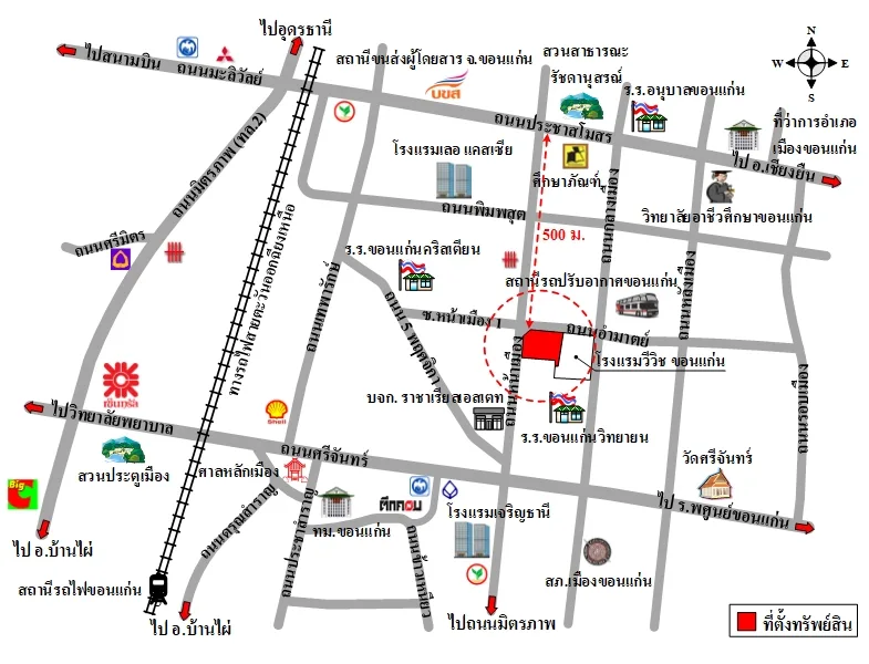 แผนที่การเดินทางจากผู้ลงประกาศ